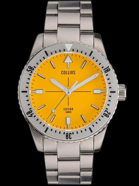 Collins SONAR Swiss Automatic, 300-M Dive Watch with 39.5mm Case and a Sapphire Crystal #CWC05