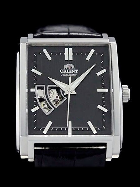 Orient Producer Automatic Dress Watch with Open-Heart, Pinstriped Dial #DBAD004B