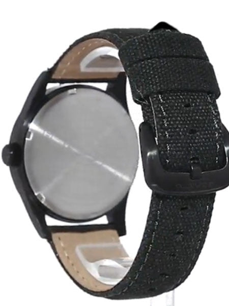 Szanto Stealth 40mm Black Ion Plated Vintage Inspired Military Field Watch #1001