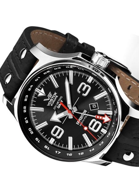 Vostok-Europe Expedition North Pole Quartz GMT Dual-Time Watch #595A500