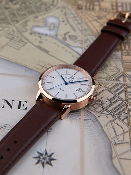 Melbourne Flinders Swiss Automatic Dress Watch with White Dial, Sapphire Crystal #FL.40.A.3HD.06