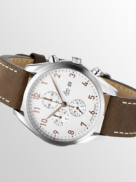 Laco Montreal Type C Dial Chronograph Watch with 12-hour Totalizer #861920