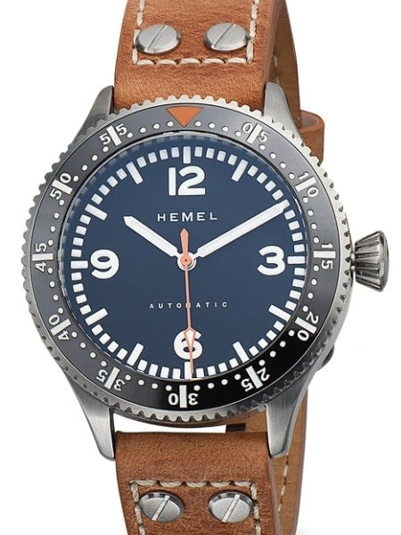 HEMEL Stratus Hi-Beat Automatic Watch with Luminous Ceramic Bezel and an AR Sapphire Crystal #HF7