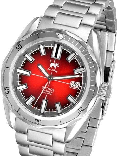 Lew and Huey Orthos Automatic Dive Watch with 42mm SS Case #Orthos-RG