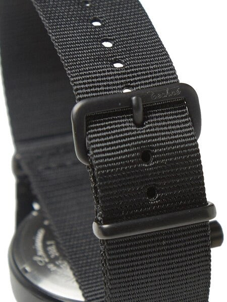 Techne Harrier Aviator Quartz Watch with 41mm Black Aluminium Case  #388.123