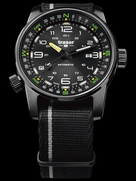 Traser P68 Pathfinder Swiss Automatic Watch with Compass, AR Sapphire Crystal #107718