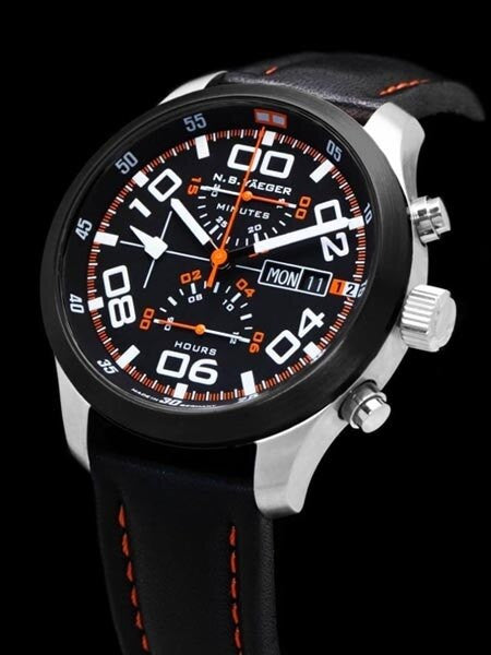 NB Yaeger Valjoux 7750 Swiss Automatic Chronograph with Sapphire Crystal #CHARLIE-PVD-C2