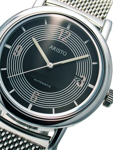 Aristo 4H190SEL Retro Mercedes Dashboard Clock Design Swiss Automatic Watch