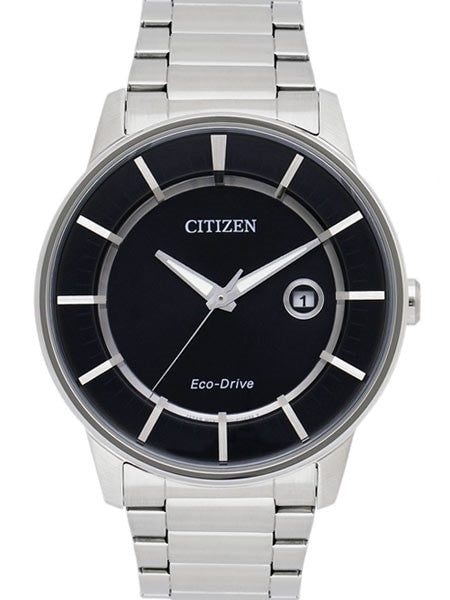 Citizen Eco-Drive Dress Watch with Black Dial and 7-Month Power Reserve #AW1260-50E