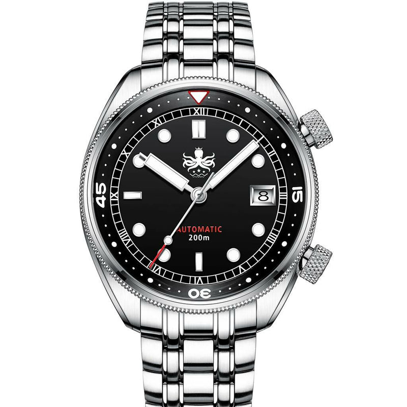 PHOIBOS Eagle Ray 200-Meter Automatic Dive Watch with Double Dome AR Sapphire Crystal #PY029C