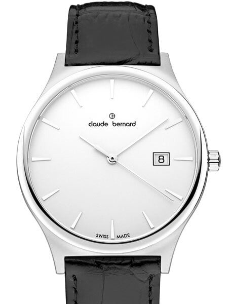 Claude Bernard Elegant and Thin Quartz Dress Watch #70173-3-AIN