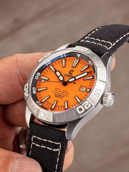 Ocean Crawler Dream Diver Swiss Automatic Watch with Domed AR Sapphire Crystal #CD-722