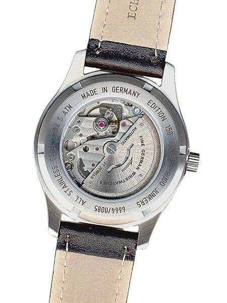 Junkers 150 Years Hugo Junkers Anniversary Automatic Watch with Open Date #6664-2