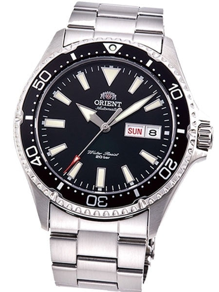Orient Kamasu Black Dial Automatic Dive Watch with Sapphire Crystal #RA-AA0001B19A