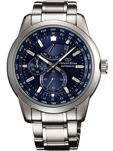 Orient Star Automatic World Time Watch, Power Reserve, AR Sapphire Crystal #JC00002D