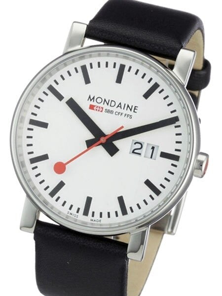 Mondaine Railways EVO Quartz Dress Watch with Large Date #A627-30303-11SBB