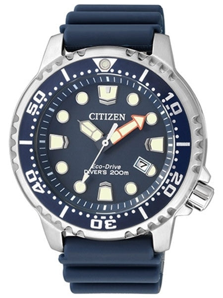 Citizen Eco-Drive Promaster Scuba Diver Watch with Rubber Dive Strap #BN0151-17L