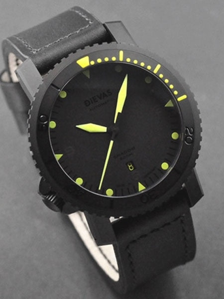 DIEVAS German Made Shadow 500m WR Watch with Hardened 6Steel Case 1