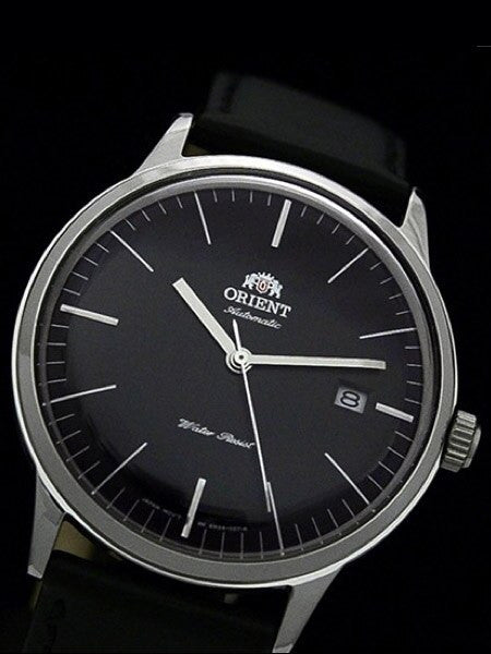 Orient V3 Automatic Dress Watch with Black Dial, Applied Silver Hour Markers #ER2400LB