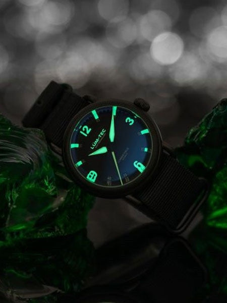 Lum-Tec Combat Field X2 Swiss Automatic Watch with Double Curved Sapphire Crystal #X2