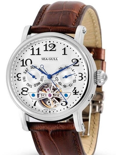 Sea-Gull 40mm Automatic Day-Date Watch with Sapphire Crystal #M170S