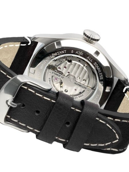 Junkers Cockpit Series Automatic Watch with Diamond Cut Crown #6150-2