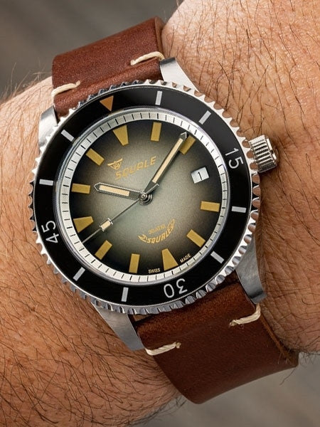 Squale Montauk 300 Meter Swiss Made Automatic Dive Watch with Sapphire Crystal #MTK-03