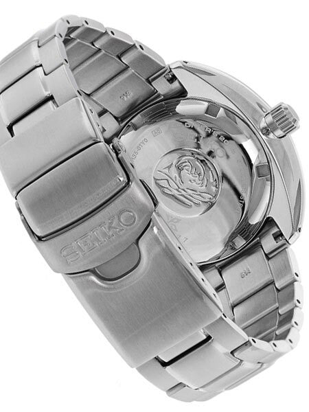 Seiko Baby Turtle Prospex Automatic Dive Watch with Black Dial and SS Bracelet #SRPC35J1