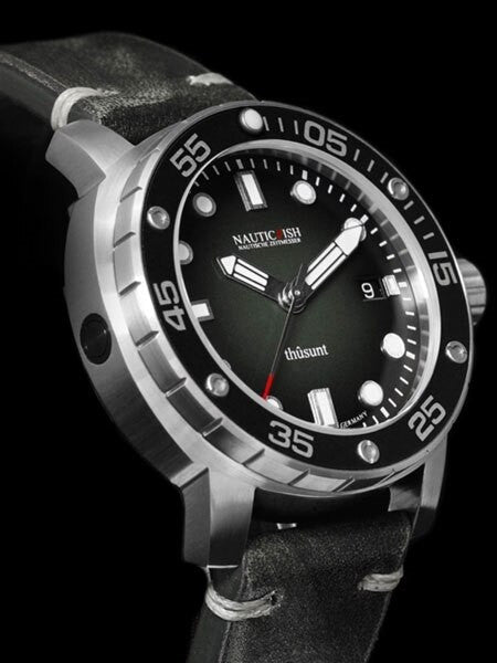 Nauticfish German Made 1000 Meter Automatic Pro Divers Watch with AR Sapphire Crystal #Thusunt-swarz