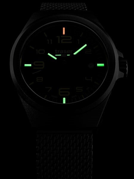Traser P59 Essential S Black Dial Watch w/Trigalight + SuperLuminova #108204