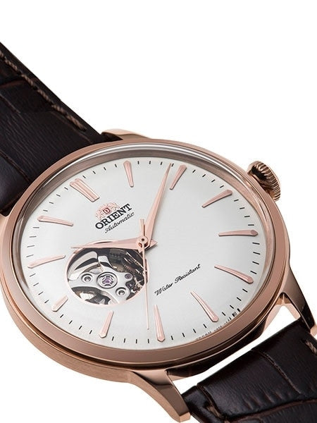 Orient Open-Heart Automatic Dress Watch with White Dial #RA-AG0001S10A
