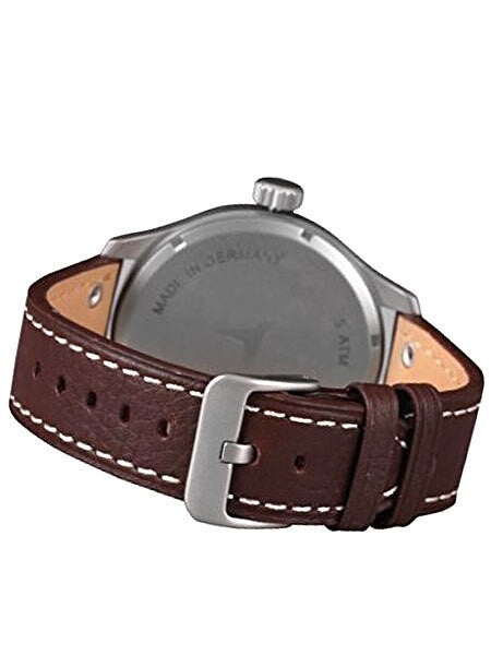 Messerschmitt 47mm Fliegeruhr Watch with Aviator Leather Strap #ME-47XL