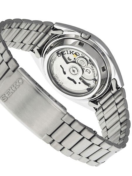 Seiko Sports 5 Automatic Blue Dial Watch with Stainless Steel Bracelet #SNXS77