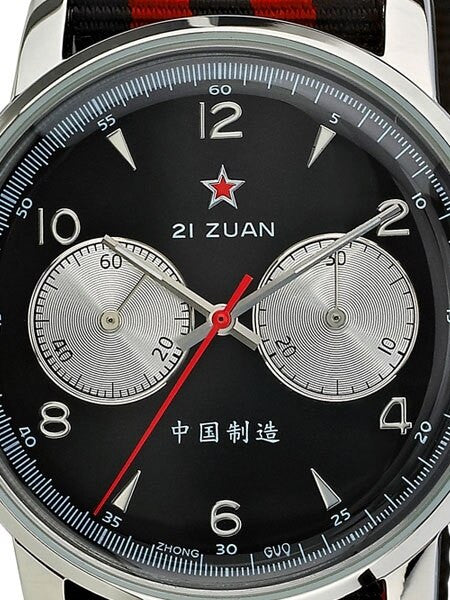 Seagull 1963 Hand Wind Mechanical Chronograph with Black Dial #6488-2901B