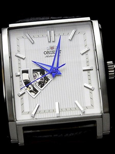 Orient Producer Automatic Dress Watch with Open-Heart, Pinstriped Dial #DBAD005W