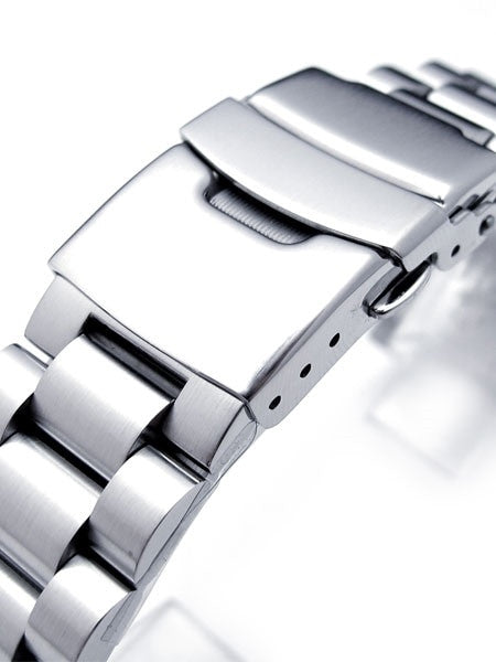 Strapcode 22mm Endmill watch bracelet for SEIKO Diver SKX007 Curved End #SS221803B033