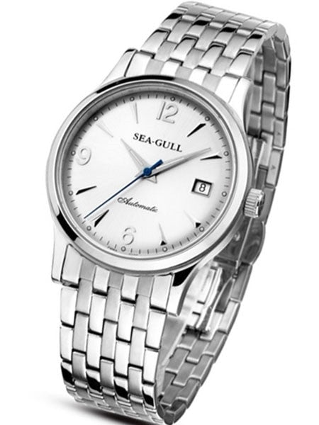 Sea-Gull 38mm Automatic Dress Watch with Bracelet and Sapphire Crystal #M198S