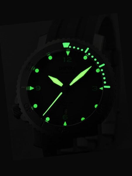 DIEVAS German Made Shadow 500m WR Watch with Hardened 6Steel Case 1