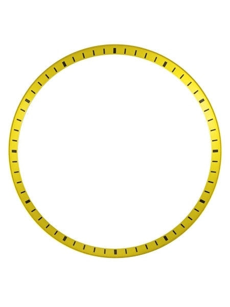 Matte Yellow Chapter Ring for Seiko SKX007, SKX009, SKX011 Watches #R11