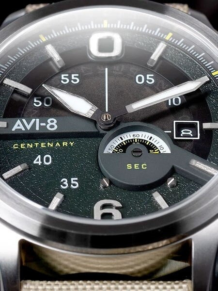 AVI-8 21-Jewel Automatic 1980's Styled Centenary Flyboy #AV-4061-01