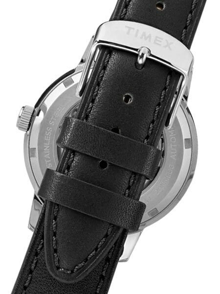 Scratch and Dent - Timex 40mm Marlin 21-Jewel Automatic Watch with Silver Snoopy Dial #TW2U71200ZV