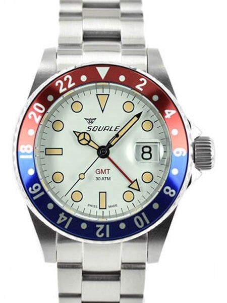 SCRATCH AND DENT - Squale 300 meter PEPCI GMT Swiss Automatic Dive watch with Sapphire Crystal #1545-PANAM
