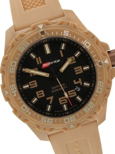 Armourlite Isobrite Tan Valor Watch with T-100 Tritium Illumination and Sapphire Crystal #ISO304