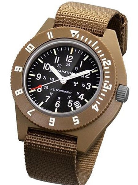 MARATHON US Government 腕時計　ナビゲーター　デザートタン Marathon Swiss Quartz Navigator Pilot Watch with sapphire crystal