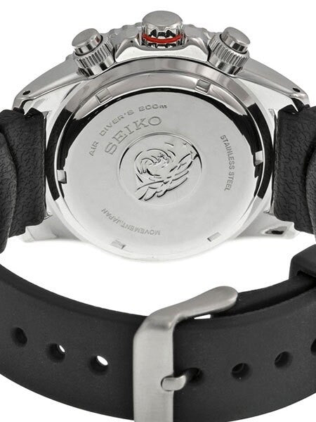 Seiko Solar Quartz Chronograph with Stop-Watch and 24-hour Sub-Dial  #SSC031