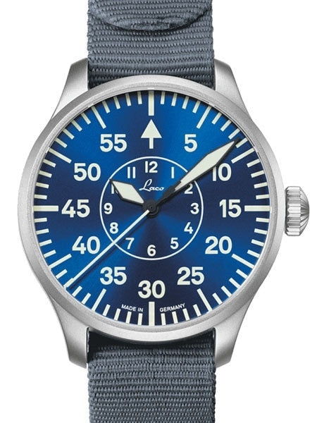 Laco Aachen Blaue Stunde Type A Dial Automatic Pilot Watch, with