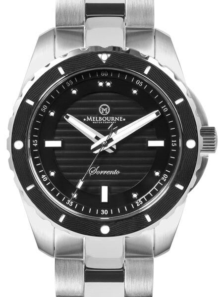 Melbourne Sorrento 200 Meter Automatic Dive Watch with Black Dial, Black Bezel #SO.42.A.3HN.01