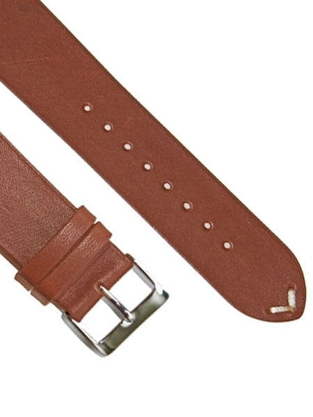 Horween Vintage Style Honey Brown Calfskin Leather with Matching Lining and Hand-Stitching #INS-HOR03