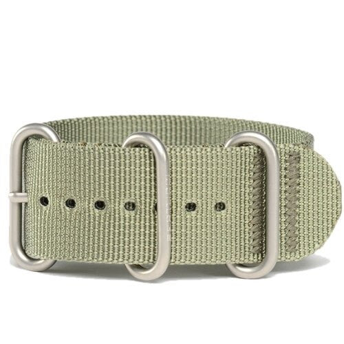 Bertucci Defender Drab DX3 Nylon Strap with Stainless Steel Buckle and Keeprs #115