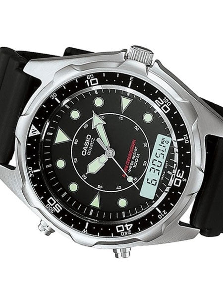 Casio Analog-Digital Dual Time Watch with Alarm and Stopwatch #AMW-320R-1EV